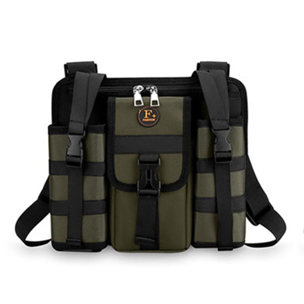 

Мужская наплечная сумка большой вместимости, много карманов, уличная нагрудная сумка, сумки кросс-боди из Оксфорда, спортивные