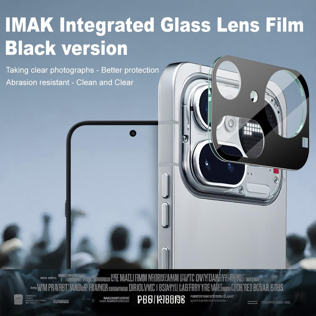 For Nothing Phone 4a Pro 5G Glass IMAK High Definition Integrated Glass Lens Film Black Version