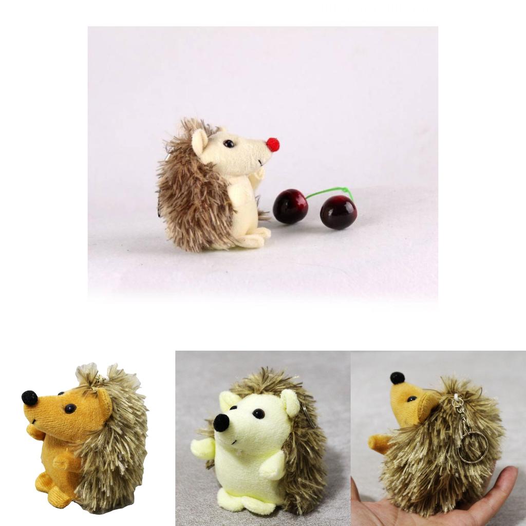 Adorable Plush Hedgehog Toy Soft Cuddly Stuffed Animal Creative Gift 10cm