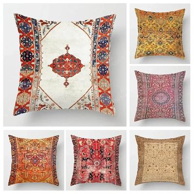 Fall Home Decor Autumn Living Room Throw Pillow Cover Sofa Boho Cushion Cover 45x45cm 45*45 50*50 60x60cm 40*40 35x35cm Morocco