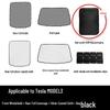 Sunshade Set for Tesla Model 3/Y: Heat-Insulating Sunroof Visor with UV Protection