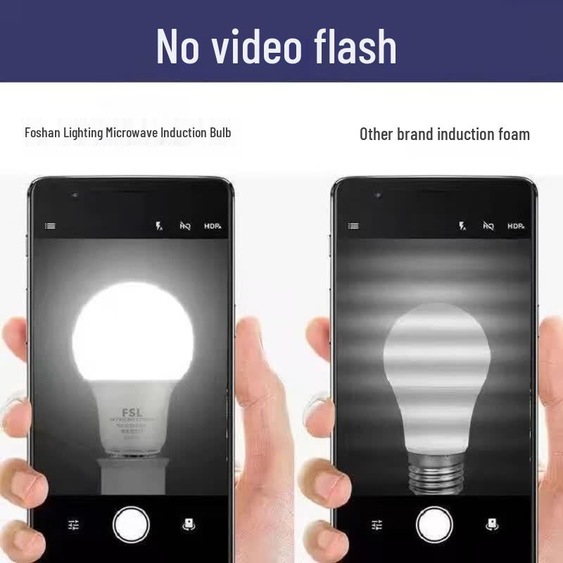 Lampadina LED con Sensore a Microonde FSL 5.8G