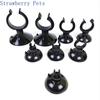 5pcs Black  Aquarium Suction Cup Air Tube Holder Sucker for Fish Tank Pump Oxygen Air Tube Fixing Clip  Aquarium Accessories