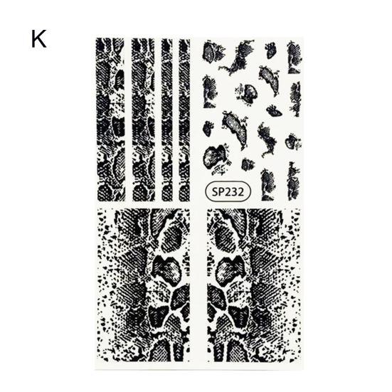 Delicate Nail Effect Ultra Stripe Decals 3D Thin DIY