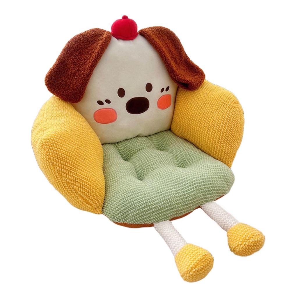 Cute Seat Cushion Gift Home with Backrest Armrest Anti Slip Lazy Sofa for Kitchen Living Room Small Space Bedroom Christmas