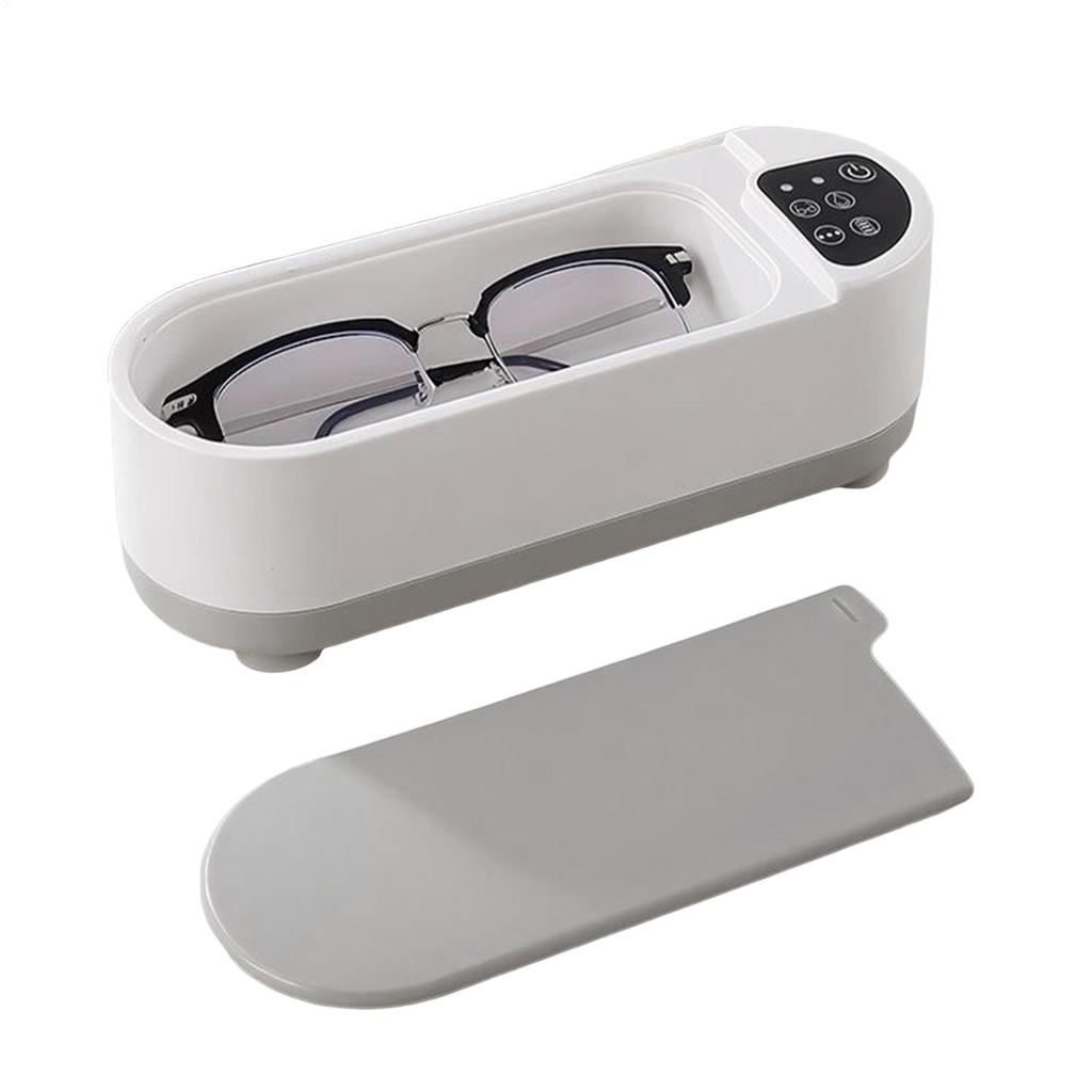 Jewelry Cleaner Portable Glasses Jewelry Cleaner Machine 2 Modes Rechargeable Cleaning Supplies for Eyeglasses Denture Retainer