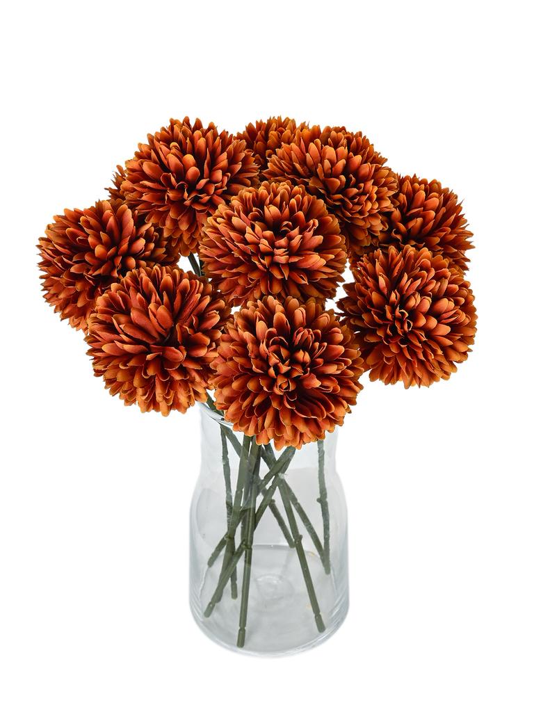 10/20PCS Artificial Flower Silk Dandelion HydrangeaHomeRoom Wreaths Wedding Bouquet Bridal Festival Party Yard Accessories Decor
