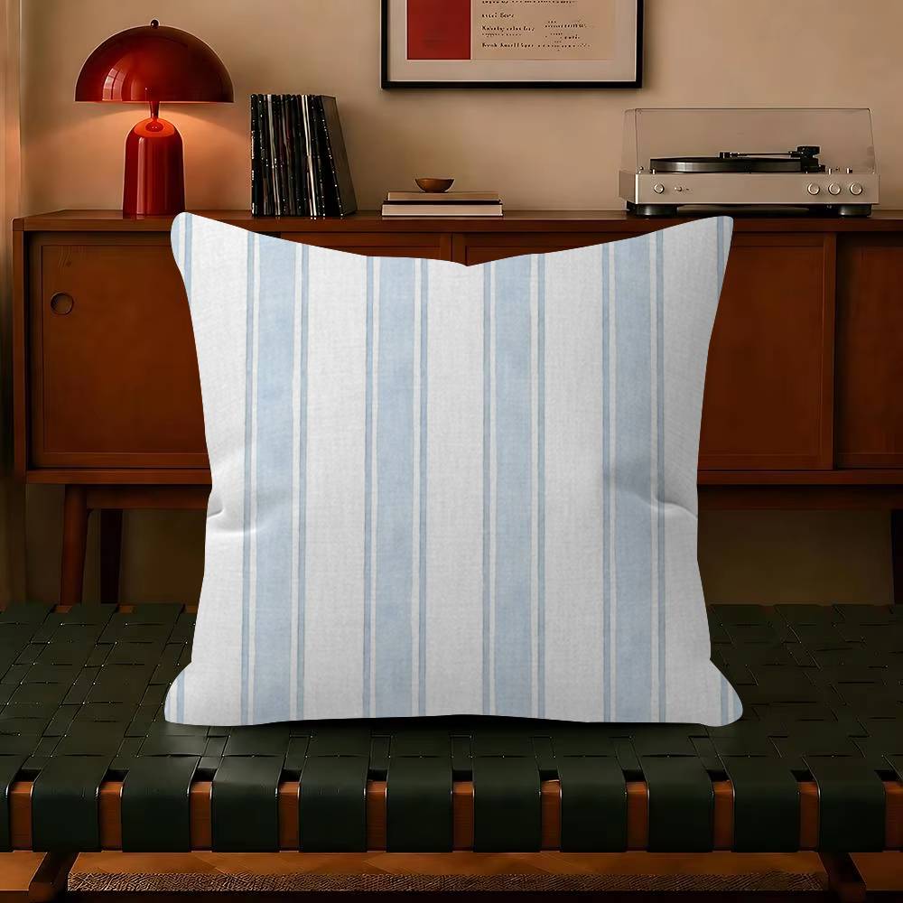 Solid Color Stripes Beauty Cushion Cover Pillowcase Upholstery Sofa Throw Pillow Home Decor Pillowcas