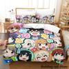 NIJIYON ANIMATION Bed Ensemble Single Size Single Size Full Queen Dimension King Size Size Bed Kit Adult Kid Bedroom Duvetcover Sets Anime parure de