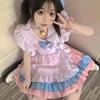 Formemory Maid Cute Lolita Ribbon Princess Gothic Lolita Plus Cute Maid Outfit with Bow and Cat Claw Gothic Dress Costume, Cosplay, Costume, Dress,