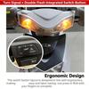 5Pcs Motorcycle Handlebar Control Switches Universal Motorcycle Button Switches For Lights Horn Turn Signals Enduring