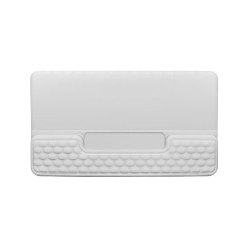 

Soft Memory Foam Keyboard Wrist Support Tray with 3D Massage Texture Providing Enhances Comfort and Pressure Relief белый