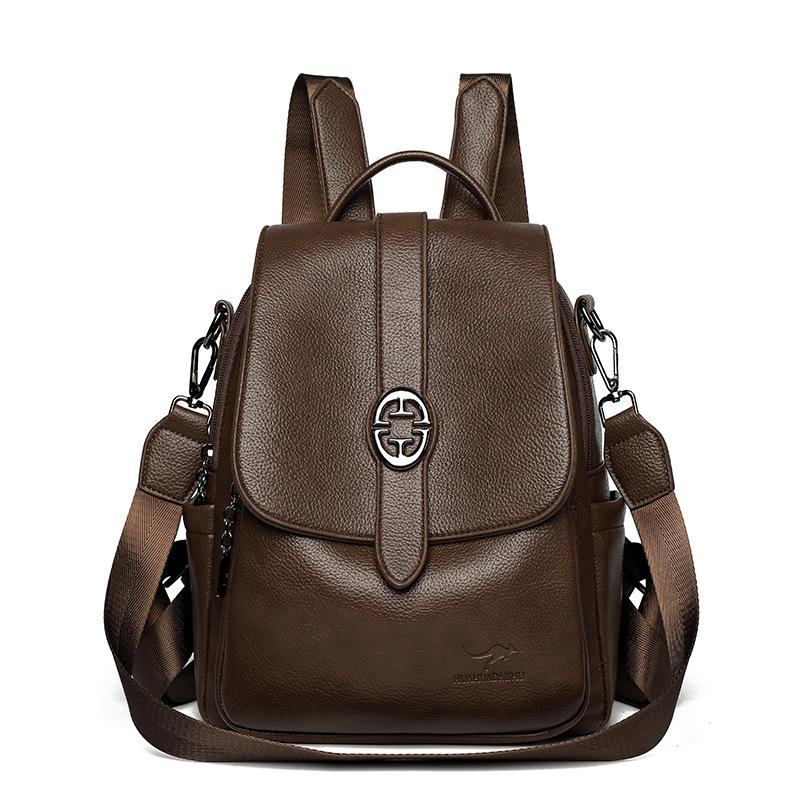 PU Women's Backpack Commuter Large Capacity Multifunctional Shoulder Bag