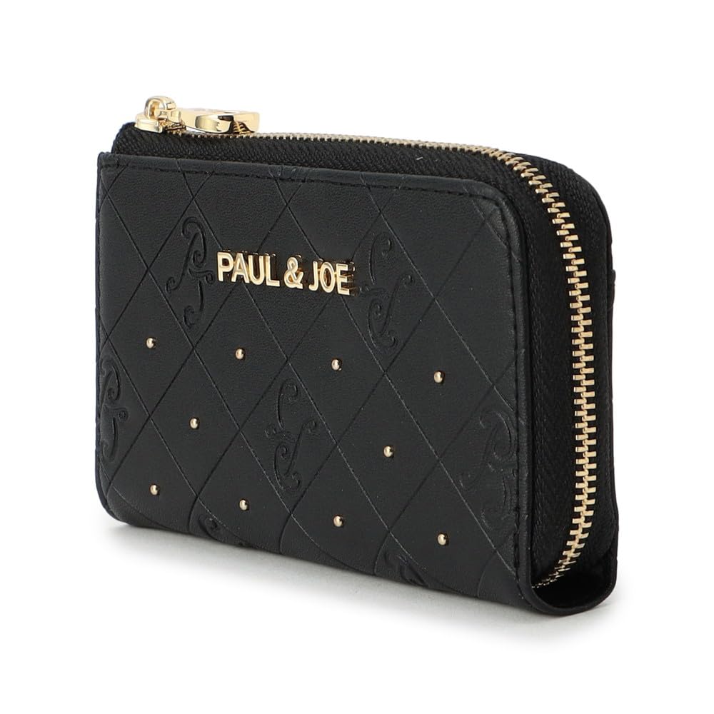 PAUL & JOE ACCESSOIRES Key Case with Embossed Studs In Black