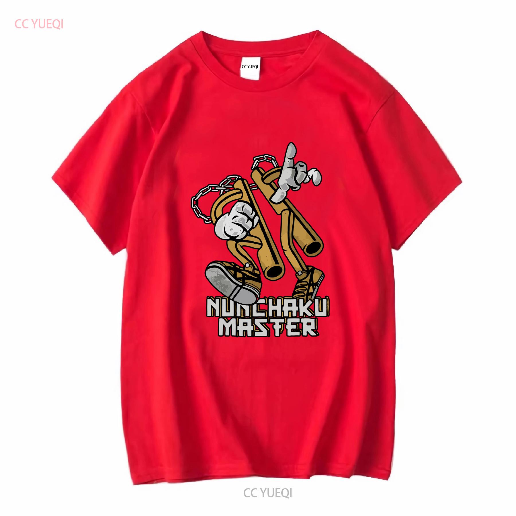 Футболка с рисунком нунчаку Мастер кобудо нунчаку цепные палки чука палки Магазин каратэ и боевых искусств с длинным или коротким рукавом винтажная S