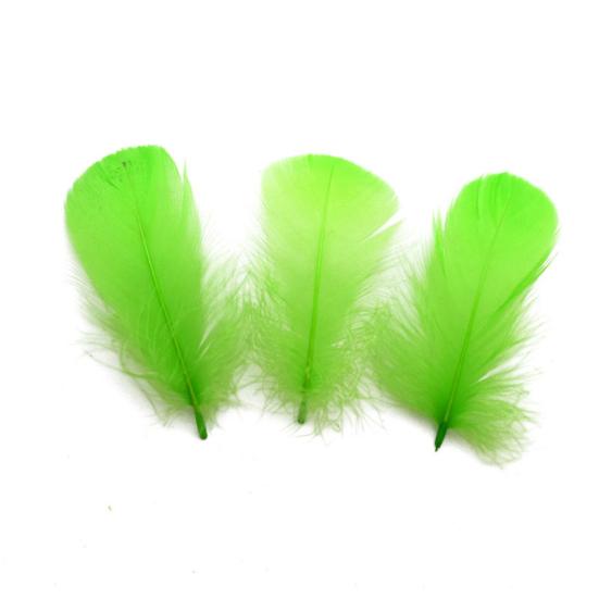 100Pcs Fluffy DIY Feathers Craft Kit Colorful Improve Hands-on Ability Natural Plumes for Kindergarten
