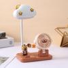 Rechargeable 2-in-1 Desk Lamp & Fan for Children's Bedroom