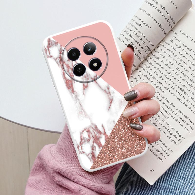 Luxury Case For Redmi 14C 4G 14R 5G A4 Note 14 Pro 5G Poco C75 Fundas Marble Art Pattern Soft TPU Protection Cover Shockproof