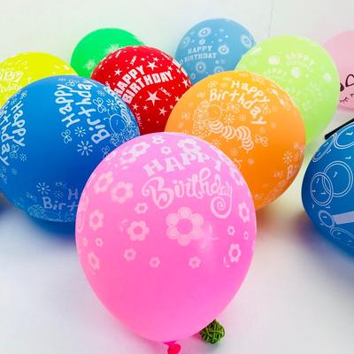 10pcs 12inch Latex Balloons Air Balloons Balloons Happy Birthday Party Decoration Kids Boy Girl Party Ballon Number