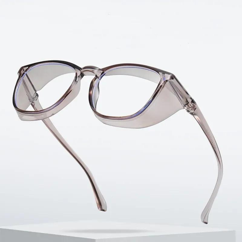 Protective Glasses Clear Lens Safety Goggles Dirving Cycling Glasses Sand-proof Men Women Anti Fog Blue Light Blocking Glasses