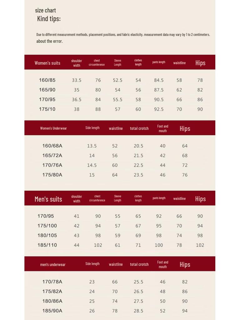 Red Bean Home Herren Tierkreisjahr Thermo-Unterwäsche Geschenkset