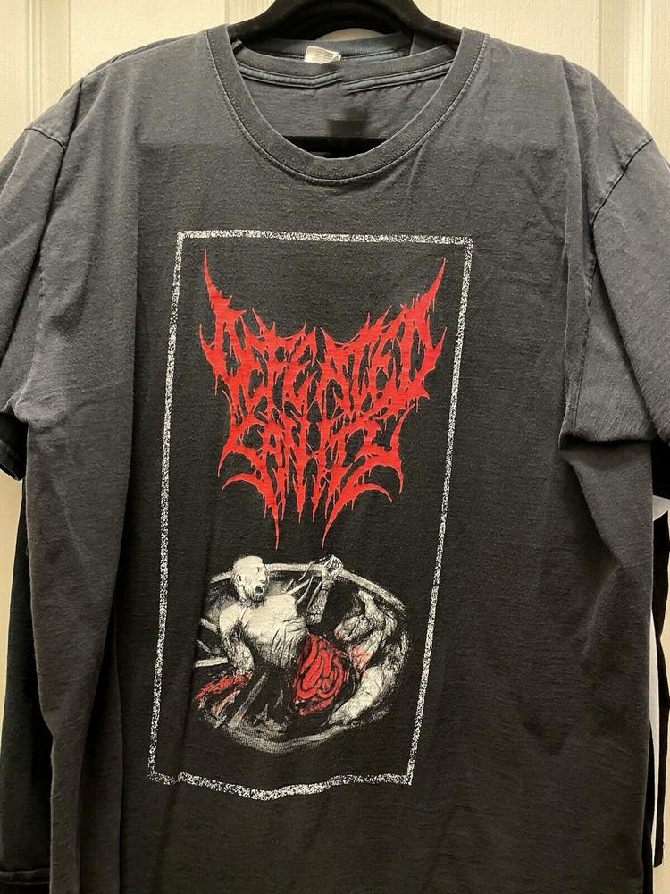 Defeated Sanity Band Album Tour T-Shirt 100% Cotton Unisex S-5XL Unisex T-Shirt L
