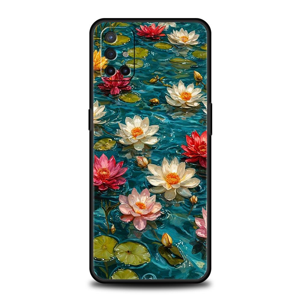 Phone Case For OnePlus 15 13 12 11 10 9 8 7T Pro 13T 13R 12R 10R 9RT 8T Nord 2T CE 2 3 5G Lite Soft Cover Oil Painting Flower