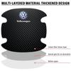 New New 4PCS Car Door Handle Protection Sticker Emblem Car Styling New Volkswagen Golf GTI Bora Passat Jetta Beetle Sciroc