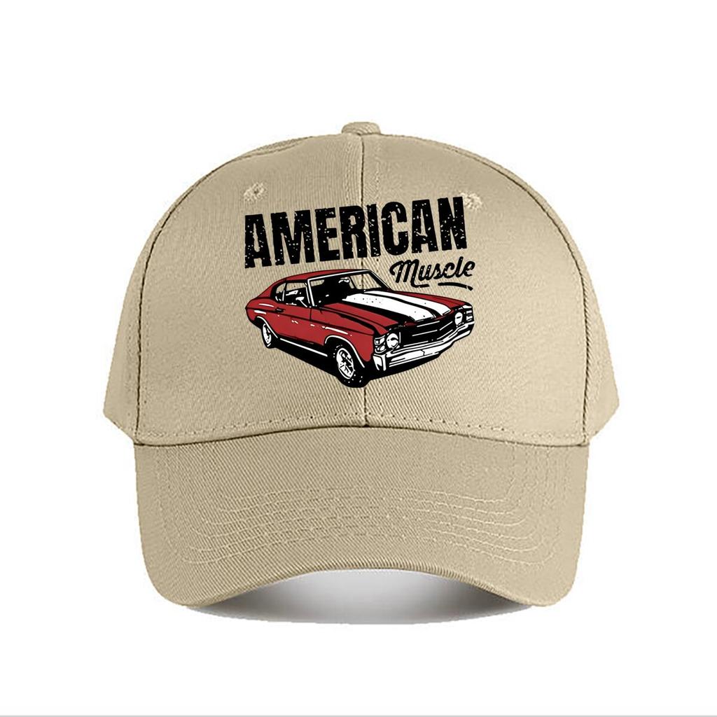 American Muscle Car Mesh Trucker Hat Multiple Colors Baseball Cap Fashion Unisex Sunhat Womens Outdoor Sports Snapback Cap