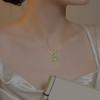 Hetian Jade & Ruyi Lock Green Bead Necklace - Retro Luxury Mother's Day Gift (2023)