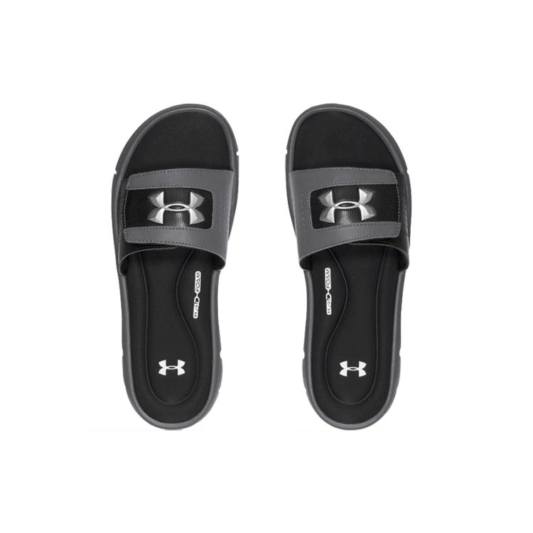 Under Armour Ignite 5 Comfortable EVA Slide Sandals Men Footwear Black 1287318-040