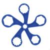 Bicycle Wrench Repairing Tools Practical 5 Head for SR Xcr/Xct/Xcm/ Removal Tool