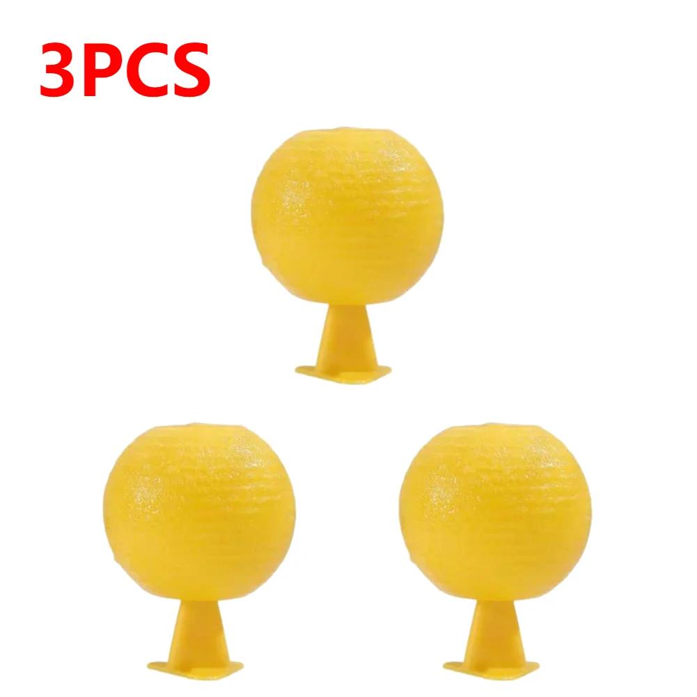 

5Pc Fruit Fly Traps Ball Sticky Fruit Fly Catcher Glue Ball Yellow Sticky Flexible Board for Fruit Fly Hoverfly Gnat Fly Killer