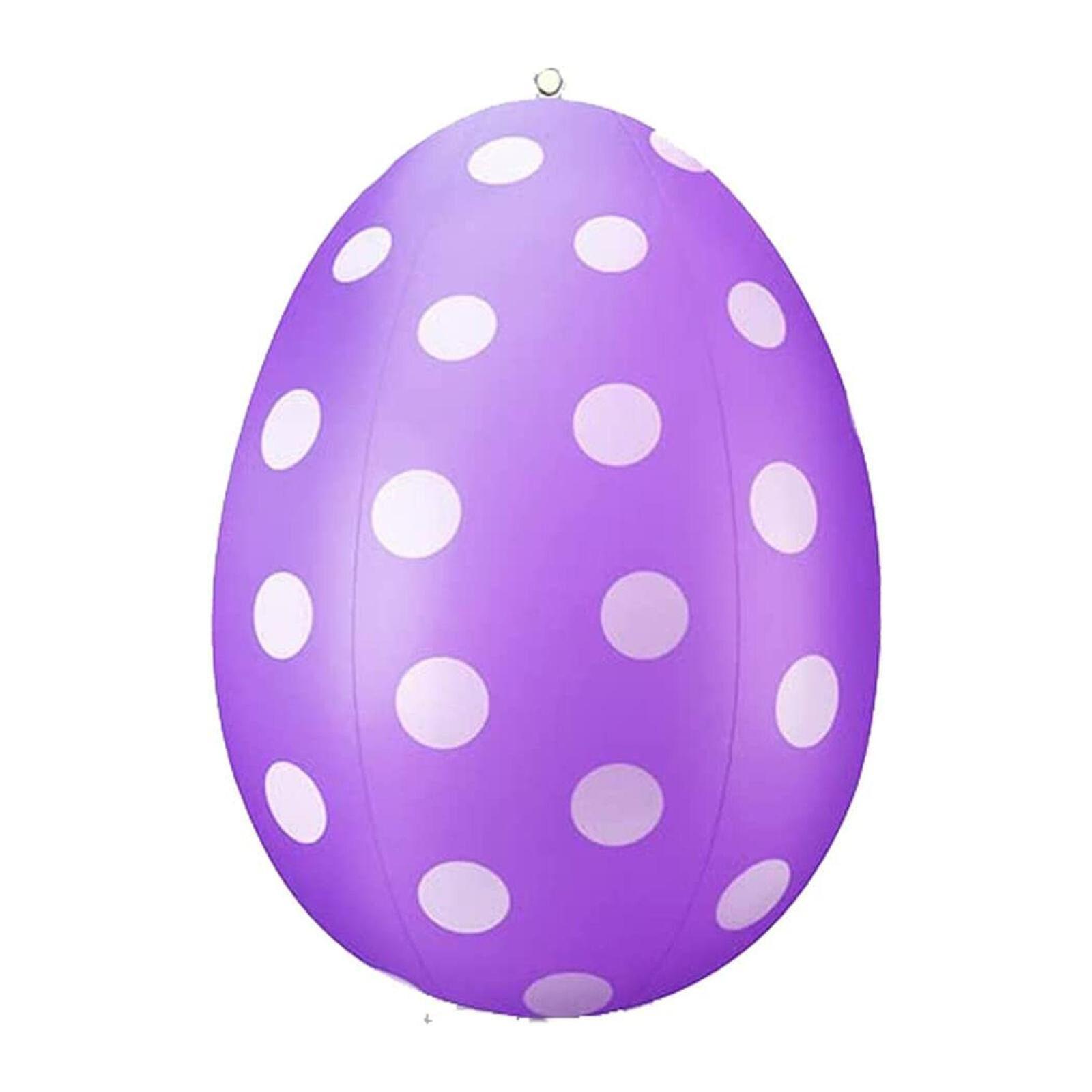 

16-дюймовый гигантский пасхальный надувной шар-яйцо, надувное украшение для улицы, для дома, сада, пасхальное украшение 2025 16inch фиолетовый