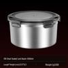 DM 316 Stainless Steel Food Grade Lard Container with Lid