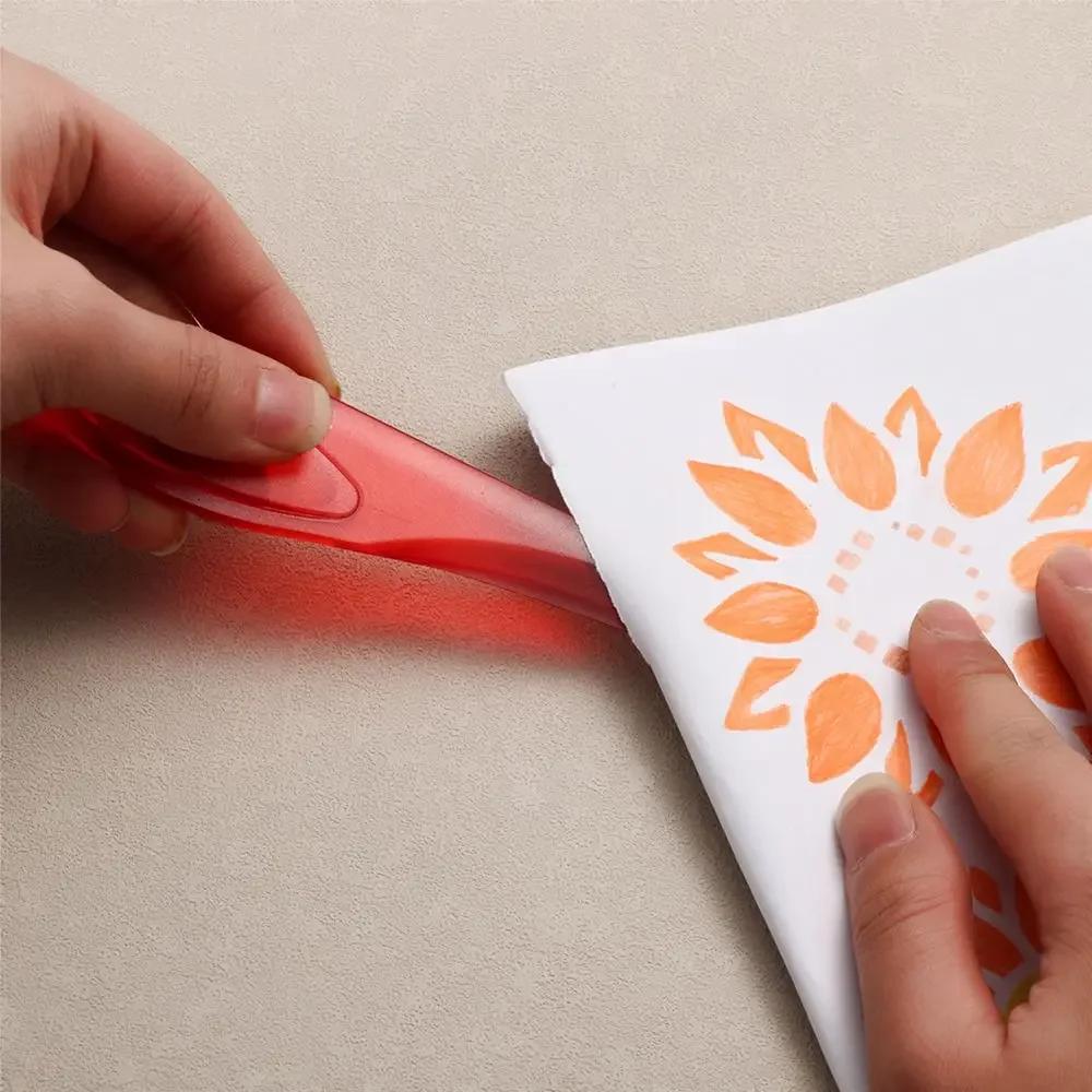 1Pc Point Tuner Seam Creaser Creases With Handle Utility Knife Letter Opener Portable Opener Paper Cutting Tool School Supplies