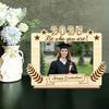 2026 Graduation Decoration Photo Frame, Season Theme, Wood Carving with Stable Multi-style Frame Base Memory Gift for Parties And Commemorations