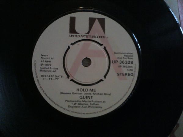 

7inch Record QUINT Hold Me UP36328PROMO United Artists 1977 UK Dance Electronica Used