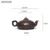 Yixing Handmade Purple Clay Teapot 260ml Teapot Kung Fu Tea Set and Tea Pot 1pcs Kettle Gift Tea Pot