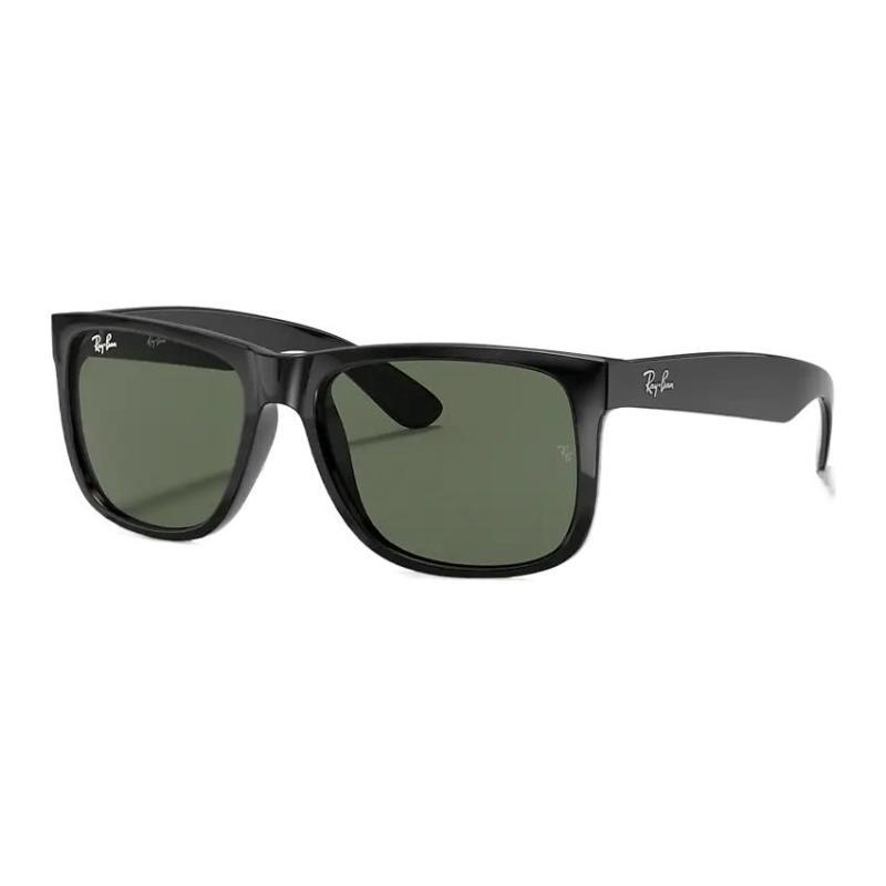 

RayBan square stylish minimalist sunglasses in black 55 чёрный