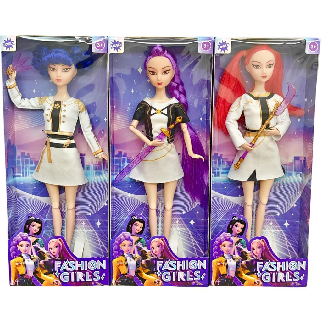 Uusim täielik kollektsioon Hunting Witch Group KPOP nukud - Rumii Mira Zoe PVC tegevuskujude kollektsioon, mis on mõeldud fännidele