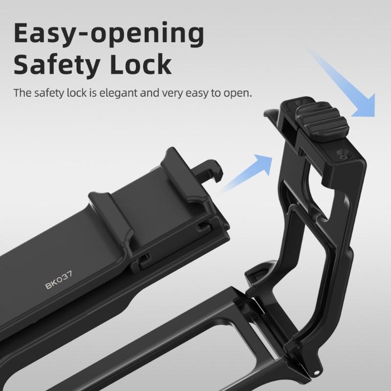 Portable Camera Stabilizer Handle Featuring Detachable Design And AntiDrop Wrist Strap Compatible for Pro2/1 Cameras