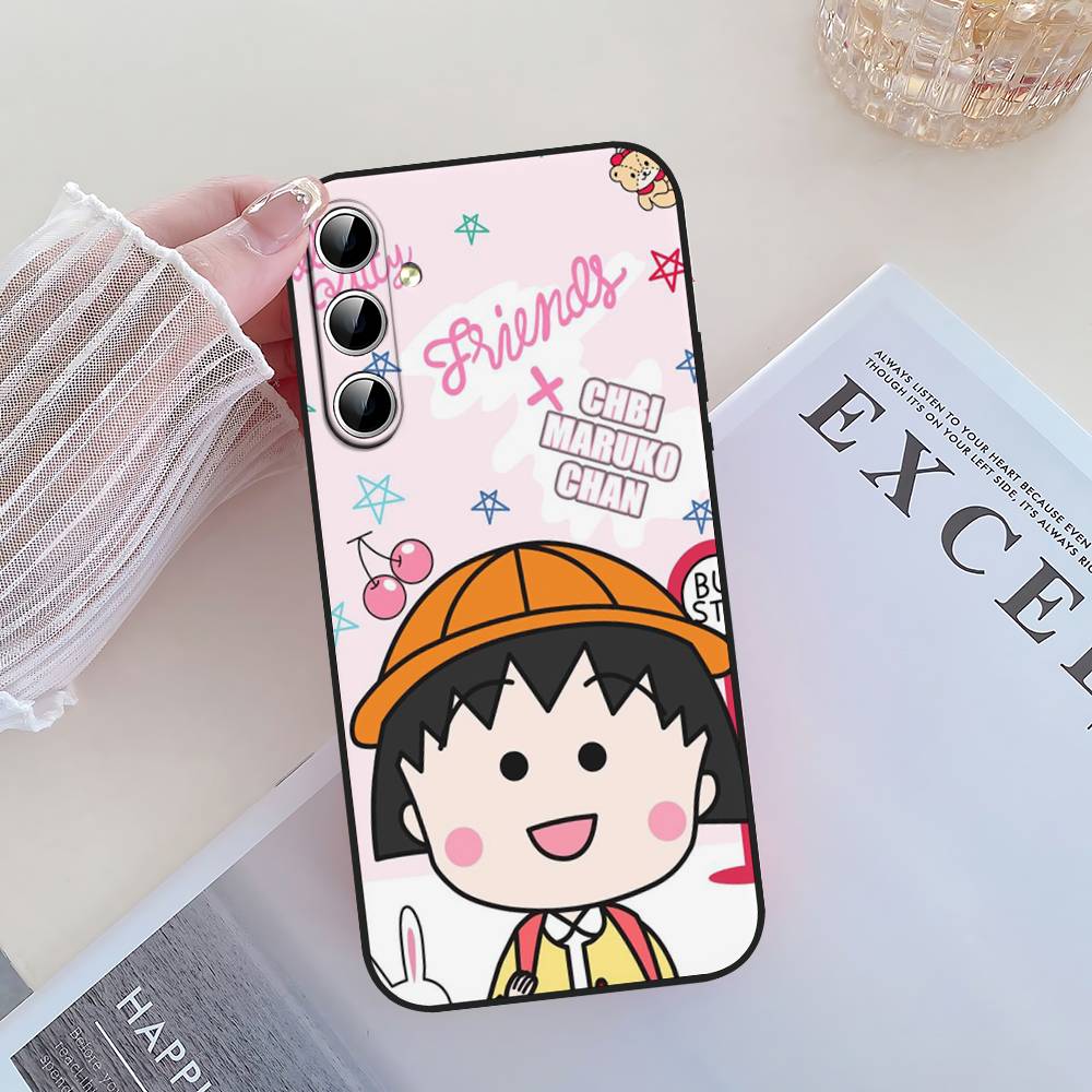Chibi Maruko Chan Phone Case For Samsung Galaxy S21 S22 S23 S24ULTRA S25ULTRA FE Ultra Plus5G A52S S26 Soft Cover