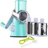 Rotary Cheese Grater Hand Crank, Kitchen Shredder Speed Mandolin Slicer Nut