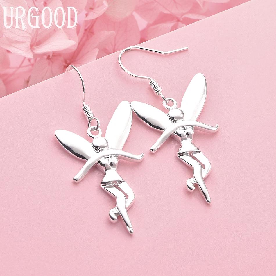 

925 Sterling Silver Fashion Earrings Wedding Jewelry 1.60*3.30cm