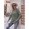 Women's Fashion Casual Spring Fall Solid Color Print Long Sleeve O-Neck Blouses & Shirts