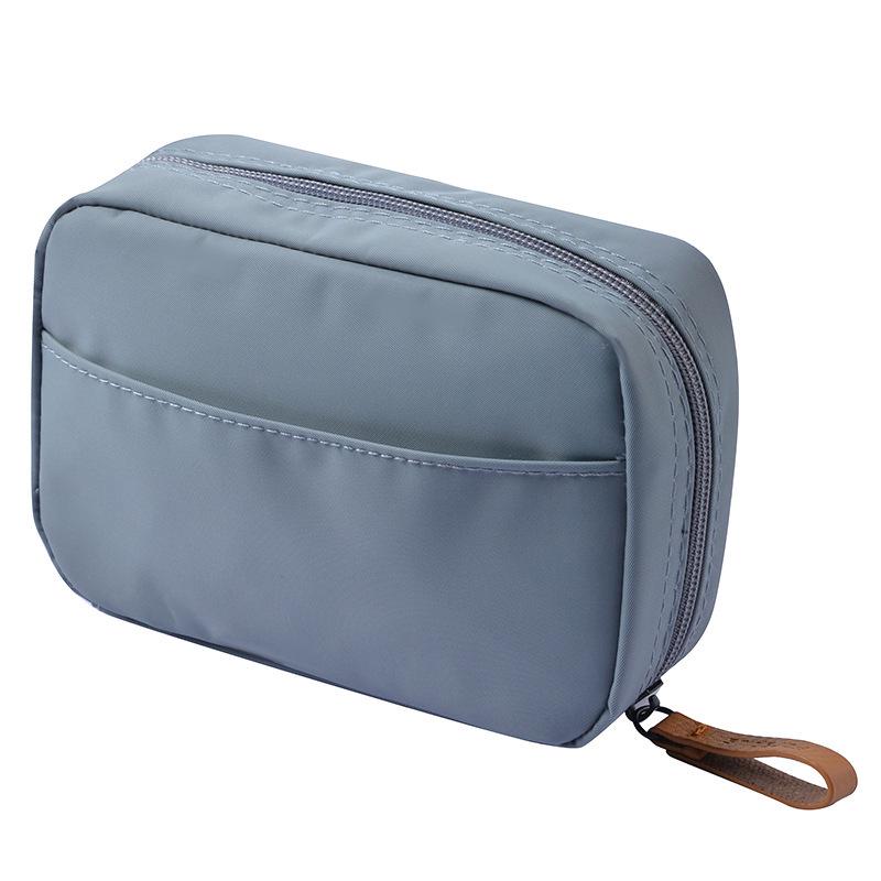 Lightweight Minimalist Makeup Bag: Ink Wash Series - Portable Toiletry Organizer Pouch, Small & Large Sizes Available