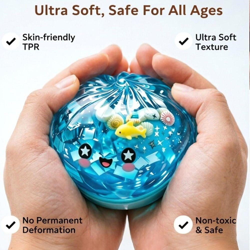 with Steamer Dumplings Squeeze Toy Marine Animal Shells Squeeze Toy For Stress Anxiety Relief