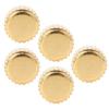 5pcs Steel Watch Crown Watch Head Repairing Parts Replacement Accessories Set Gold5.5mm   0.22in