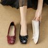 Huiliya small fragrant wind bow Doudou shoes soft sole new French retro soft sole flat sole single shoes women W107-6